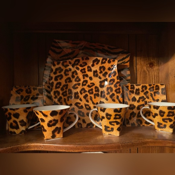 Other - serengeti by skye mcghie jungle leopard set